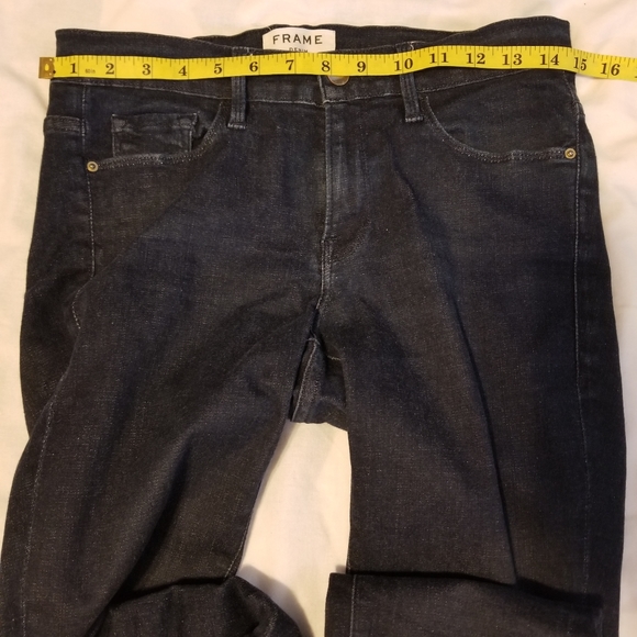 Frame Denim Le Skinny De Jeanne Size 28 Color Blue - Picture 5 of 12